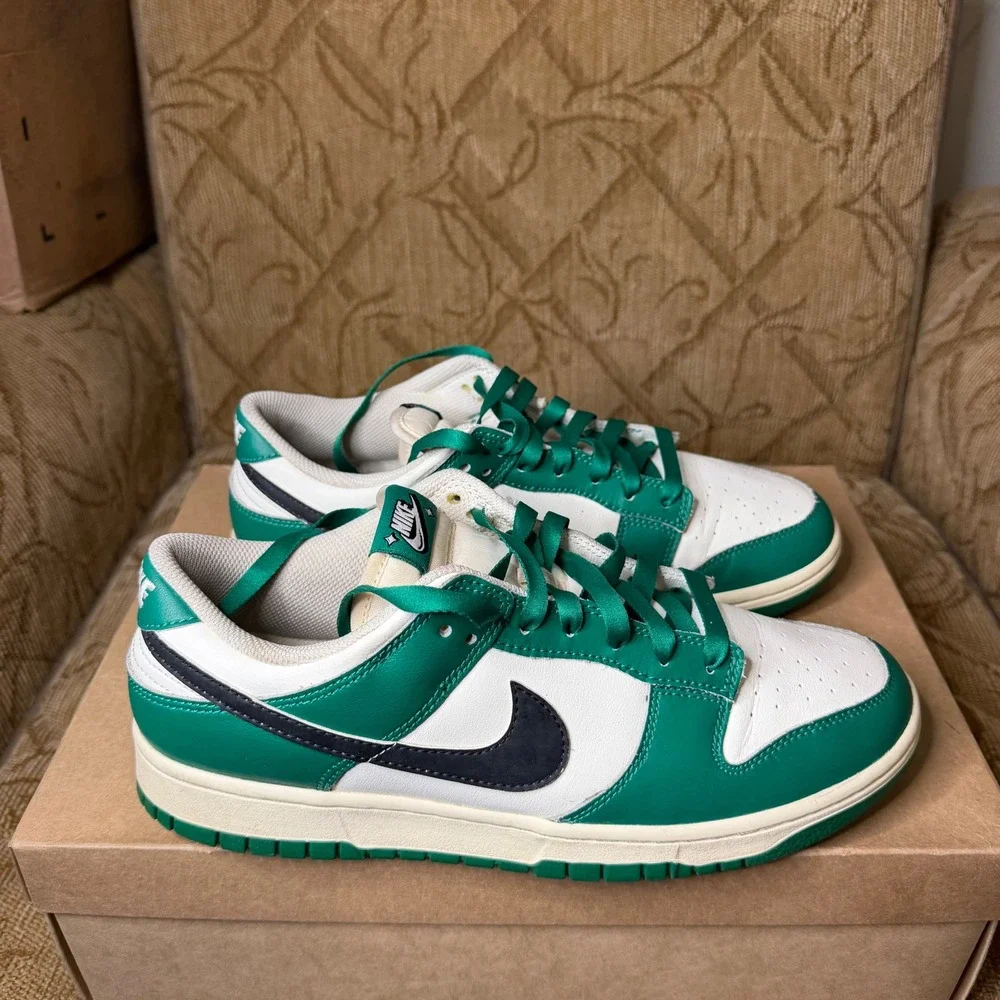 Nike Dunk Low SE Lottery Pack Malachite DR9654-100 Men's Size 9.5 No Box
